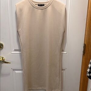 Rachael Ray Cream Sleeveless Mini Dress